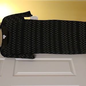 NWT LuLaRoe Elegant Collection Green & Gold Sparkle Dress